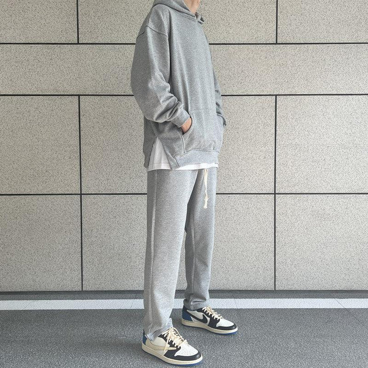Oversize Side Slit Hooded Sweater