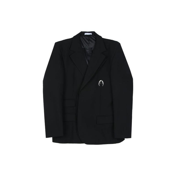 Oversized Black Two Piece Blazer