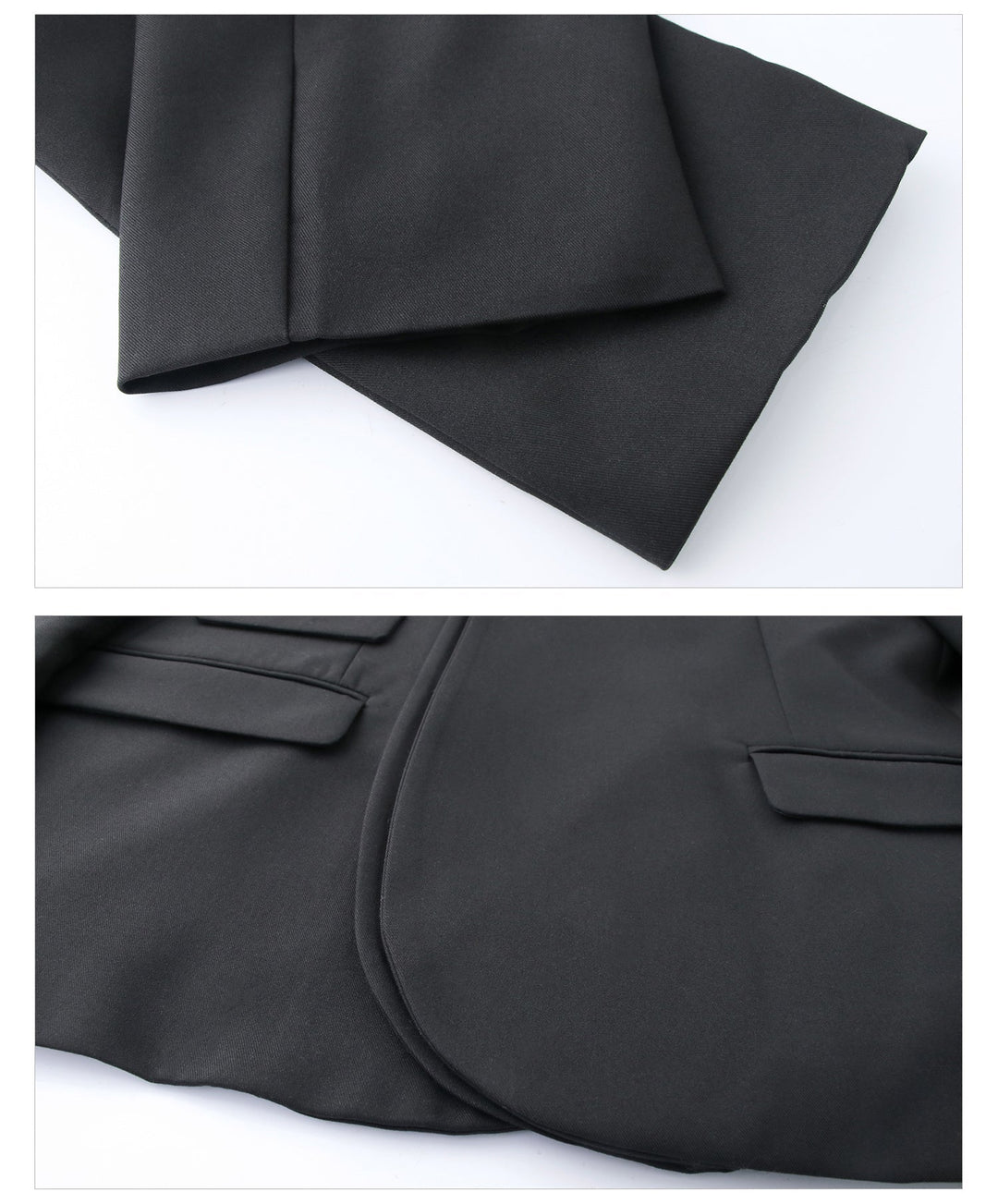 Oversized Black Two Piece Blazer