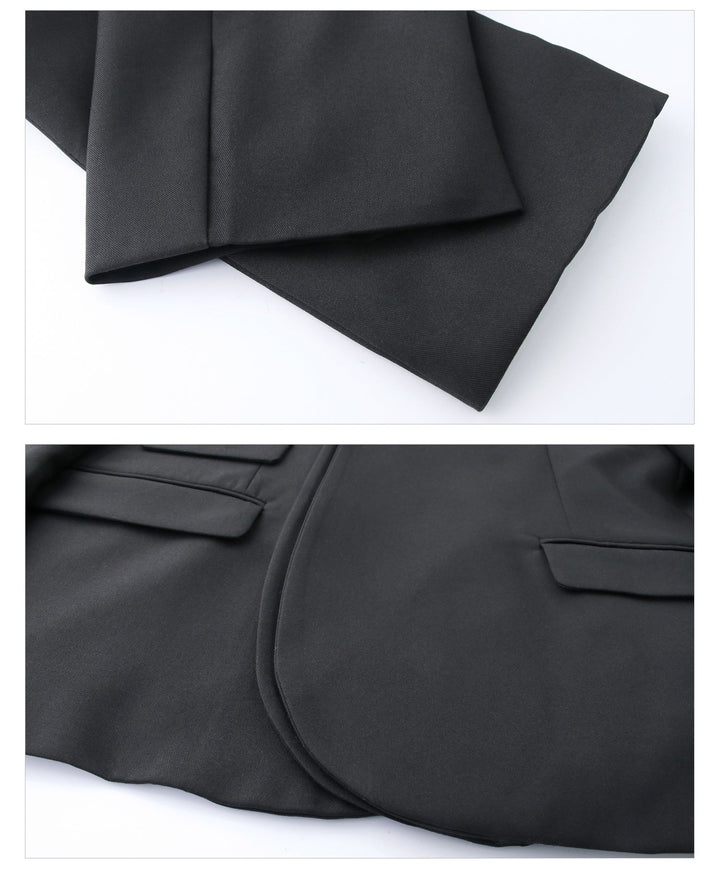 Oversized Black Two Piece Blazer