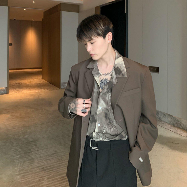 Oversized Khaki Blazer