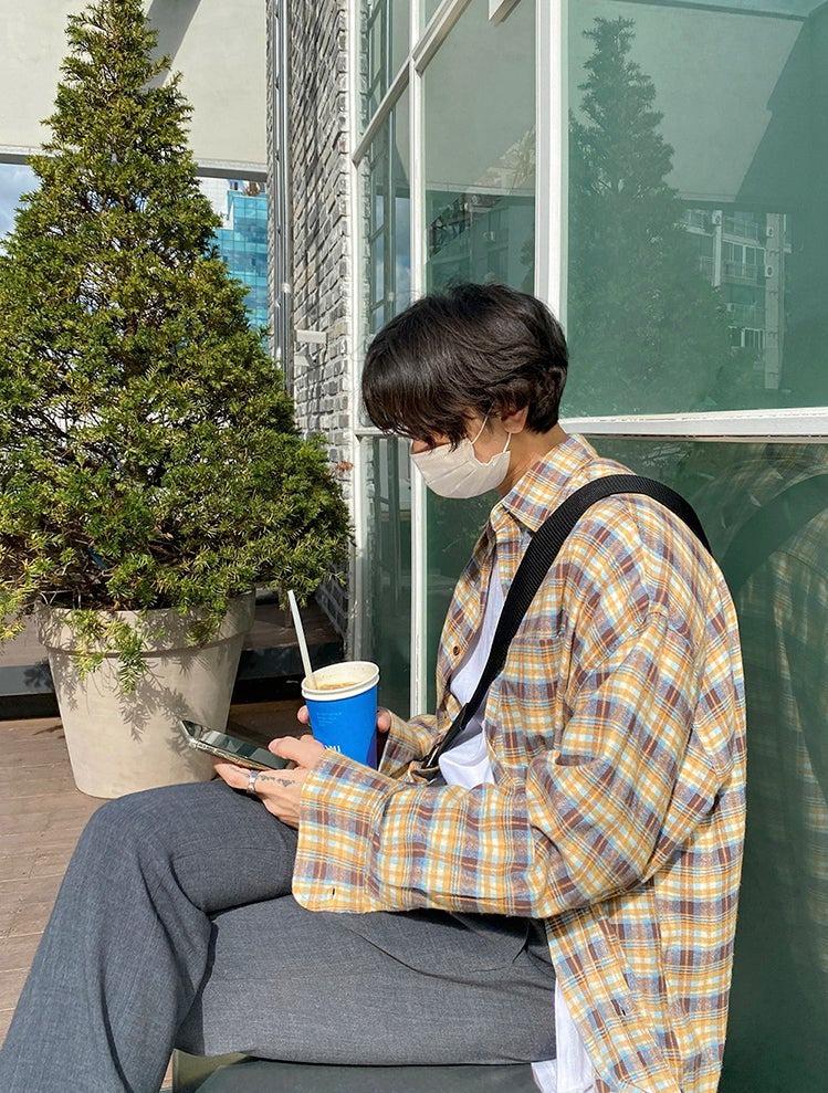 Oversized Plaid Shirt