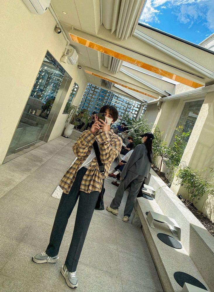 Oversized Plaid Shirt