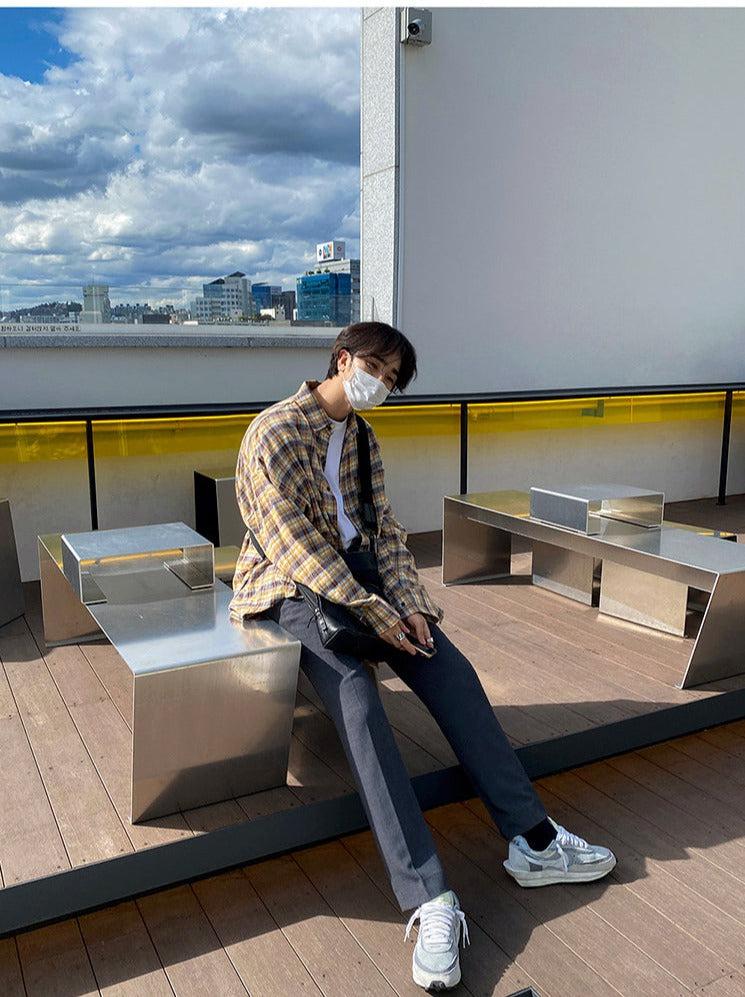 Oversized Plaid Shirt