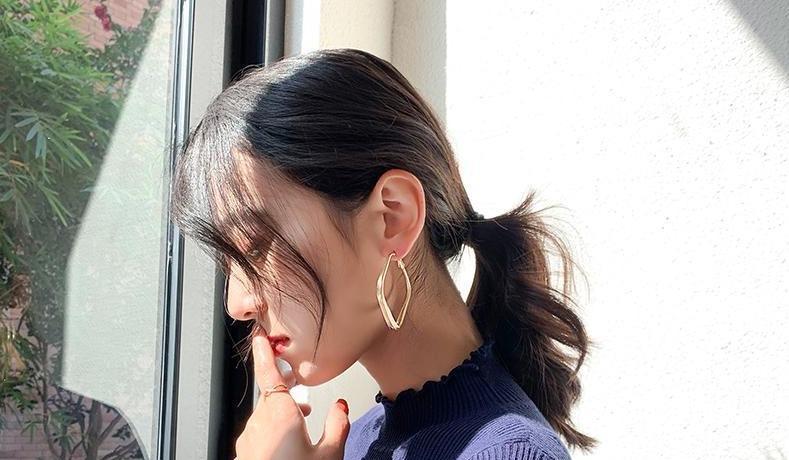 Oversized Square Earrings