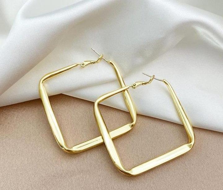 Oversized Square Earrings