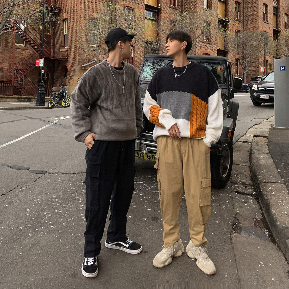 Oversized Stitching Sweater