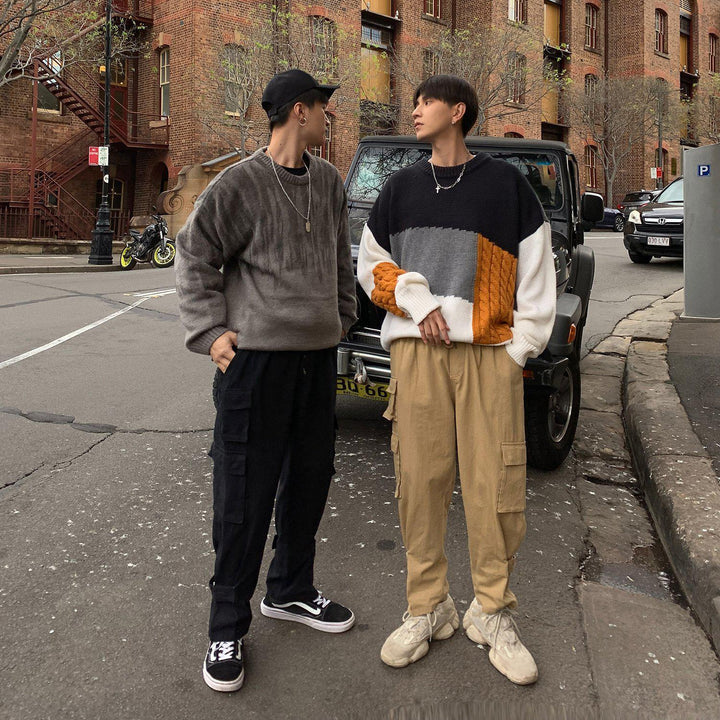 Oversized Stitching Sweater