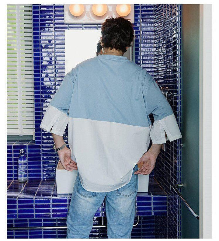 Oversized Two Color T-Shirt