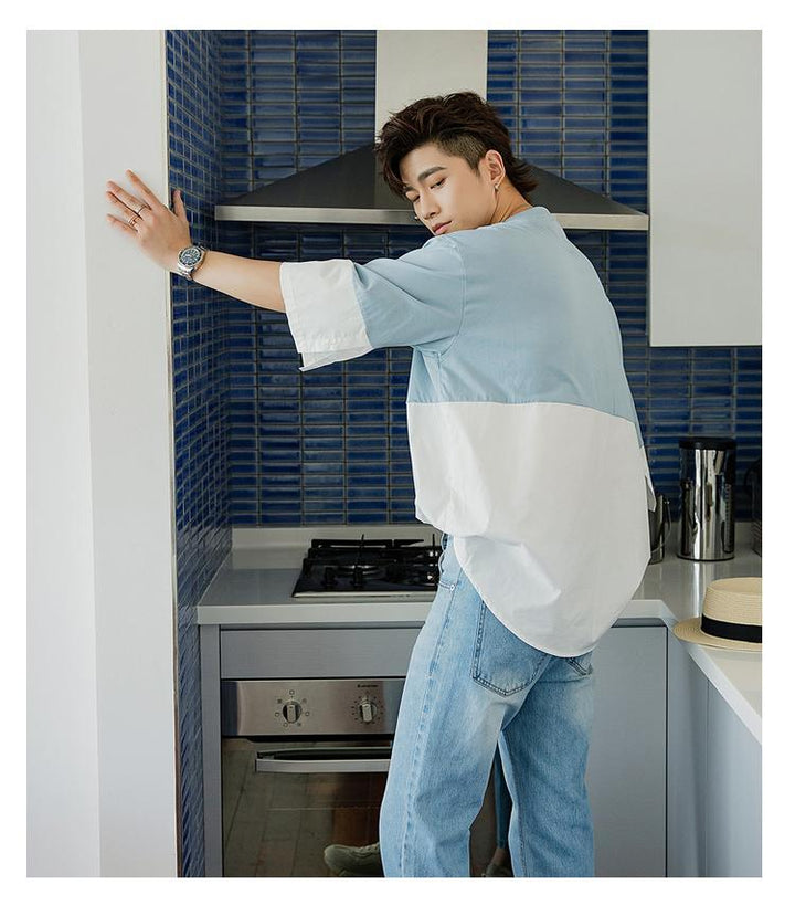 Oversized Two Color T-Shirt