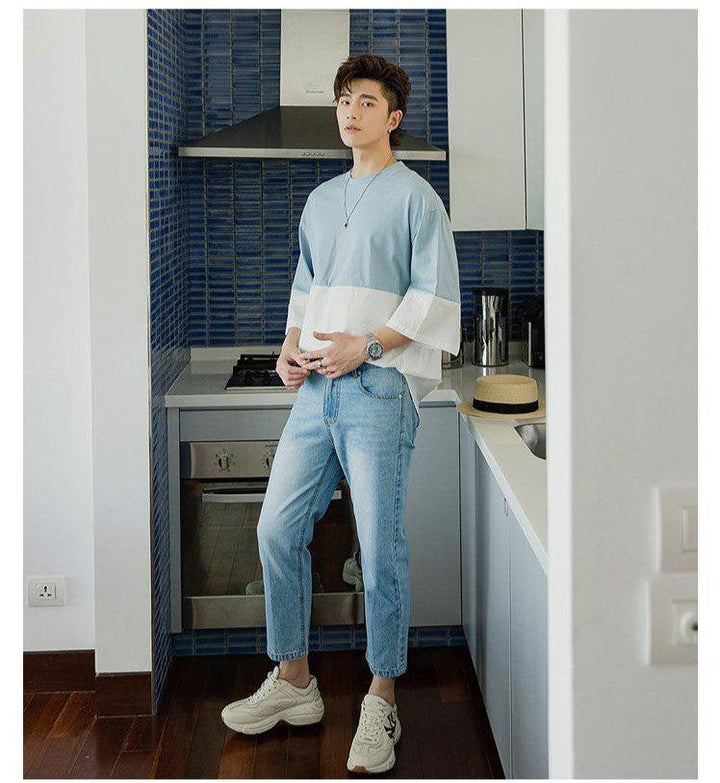 Oversized Two Color T-Shirt