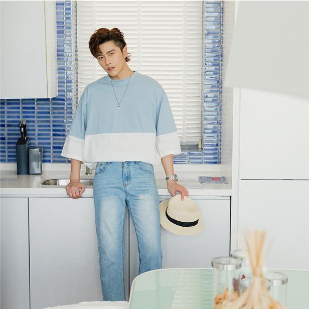 Oversized Two Color T-Shirt