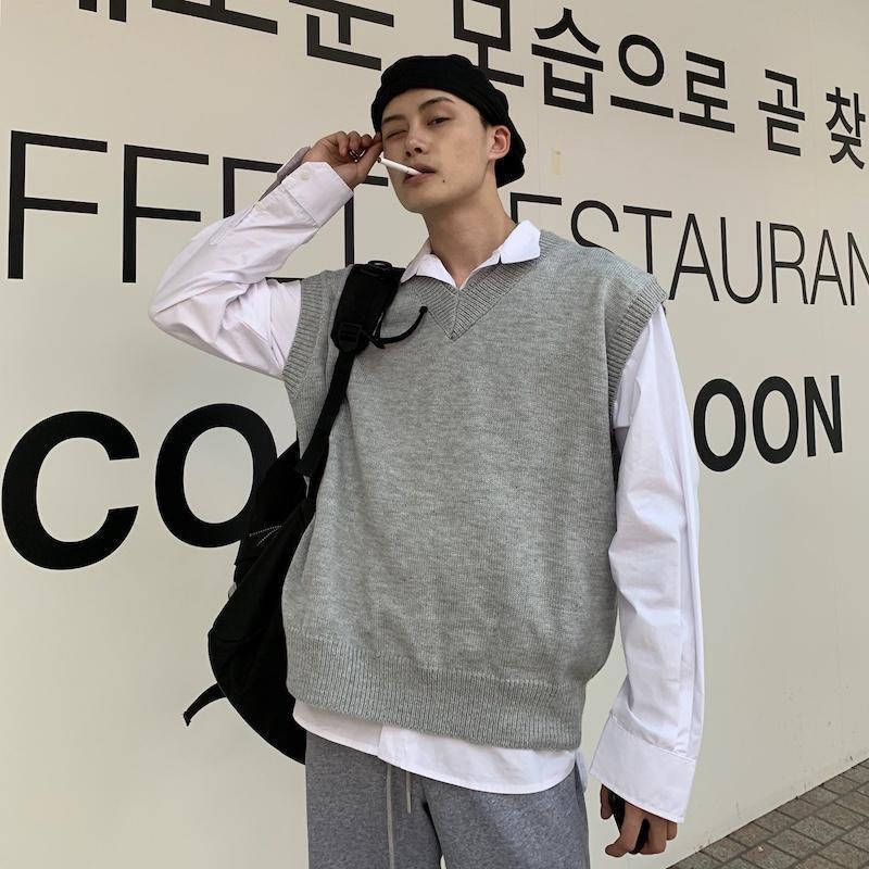 V-Neck Sweater - The Korean Fashion