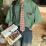 Oversized Vertical Stripe T-shirt