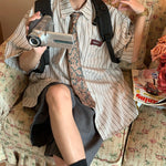 Oversized Vertical Stripe T-shirt