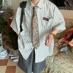 Oversized Vertical Stripe T-shirt