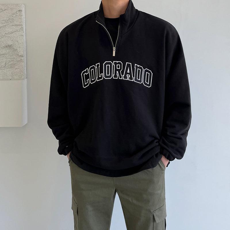 Oversized Zip Sweatshirt
