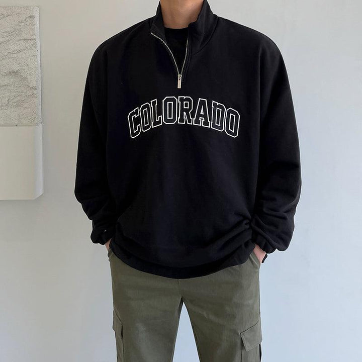 Oversized Zip Sweatshirt