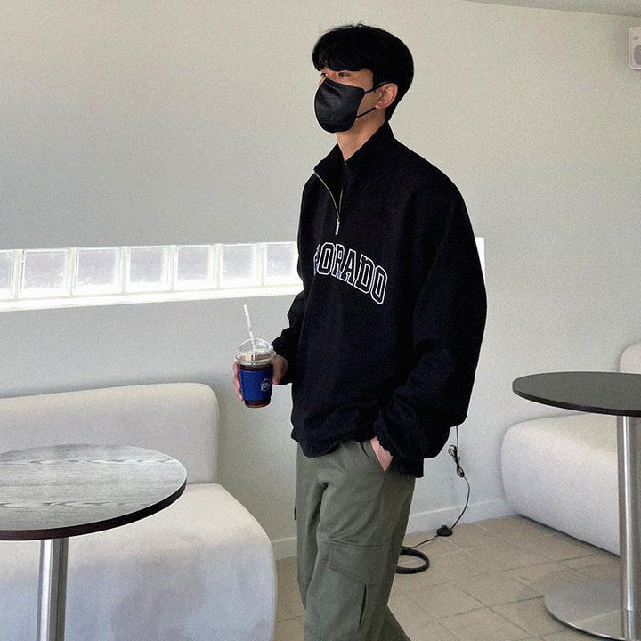 Oversized Zip Sweatshirt