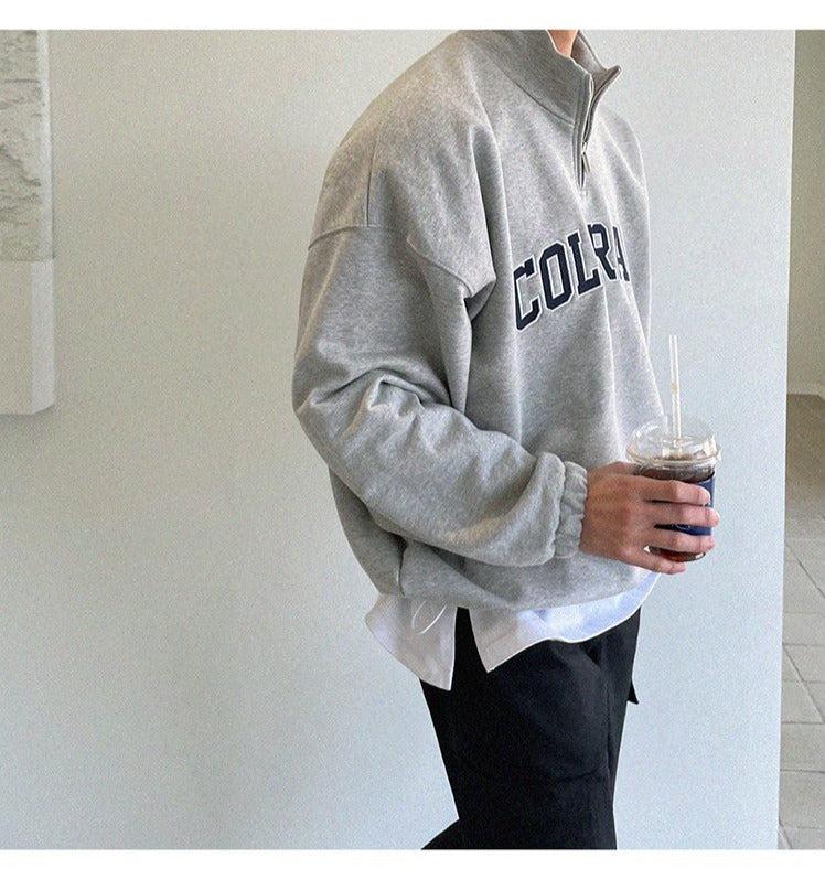 Oversized Zip Sweatshirt