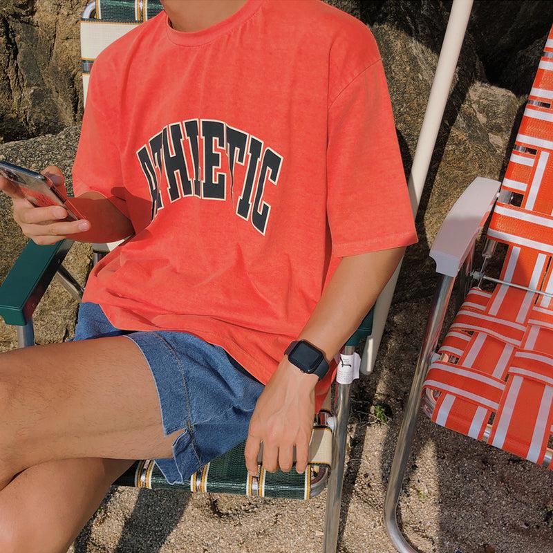 Oversized Letter Printing T-Shirt