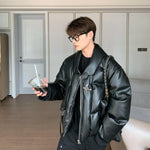 PU Cotton Leather Jacket