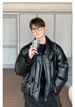 PU Cotton Leather Jacket