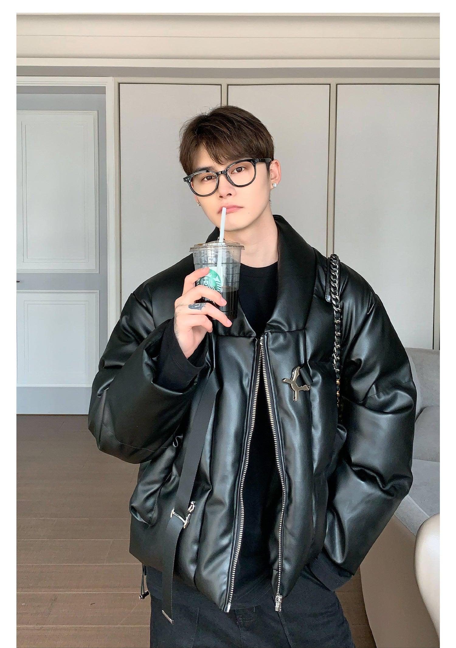 PU Cotton Leather Jacket