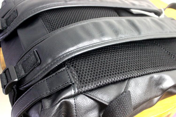 Pu Leather College Backpack