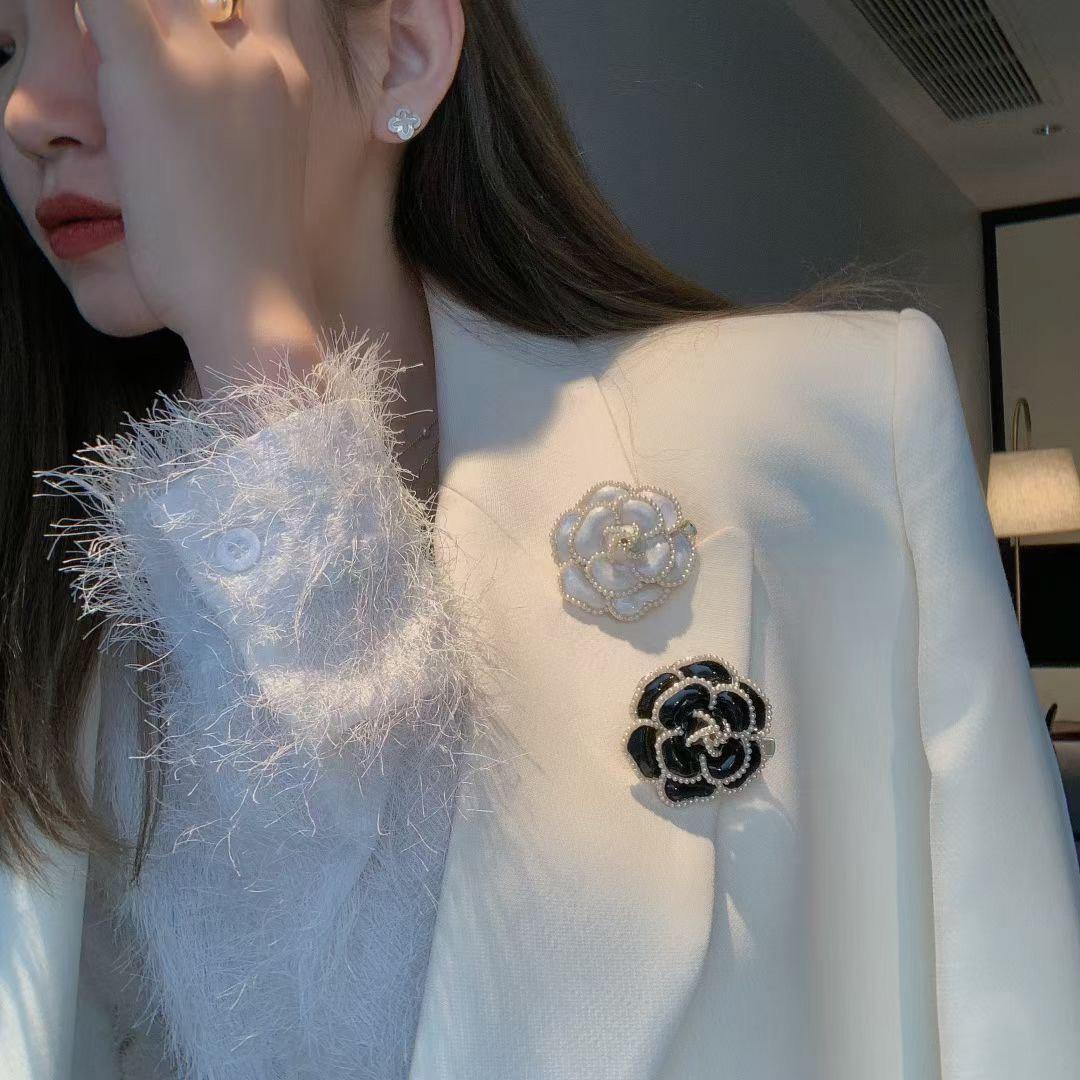 Pearl Camellia Brooch