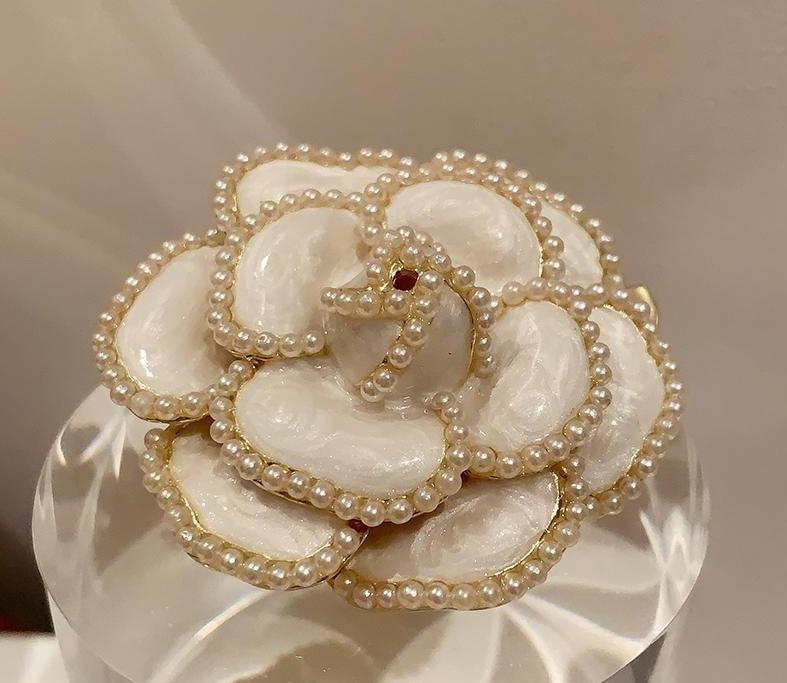 Pearl Camellia Brooch