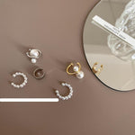 Pearl Ear Bone Clip Without Pierced