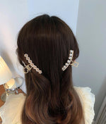 Pearl Flower Hair Claw Clip