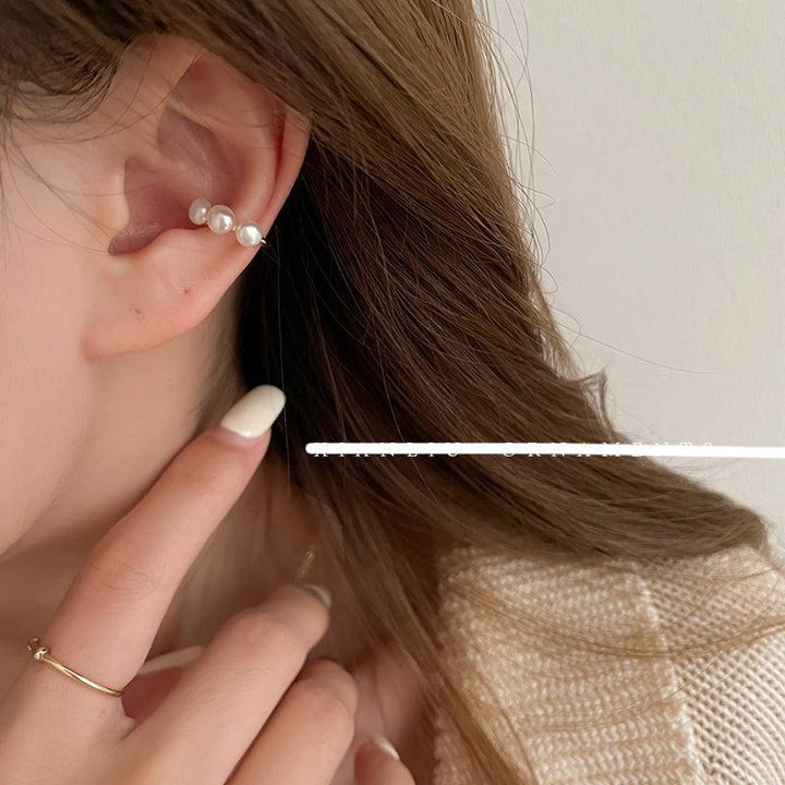 Pearl Hoop Ear Clip