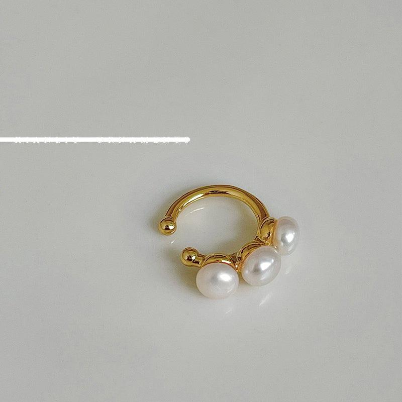 Pearl Hoop Ear Clip