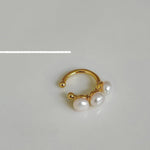 Pearl Hoop Ear Clip
