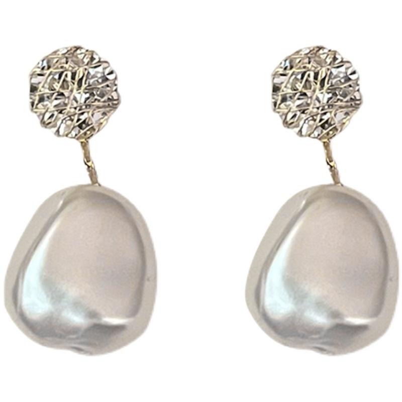 Pearl Zircon Earrings