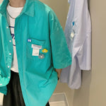 Pin Flower Loose Shirt