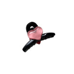 Pink Heart Hair Claw Clip