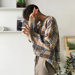 Plaid Loose Sweater