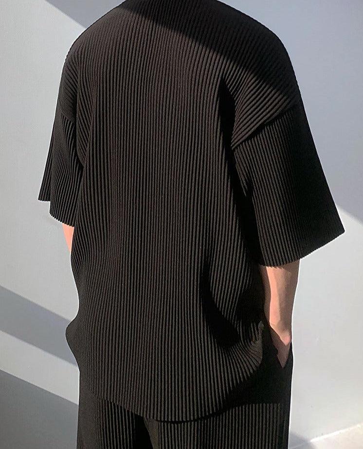 Pleated Basic T-Shirt