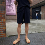 Pleated Stripe Top & Shorts