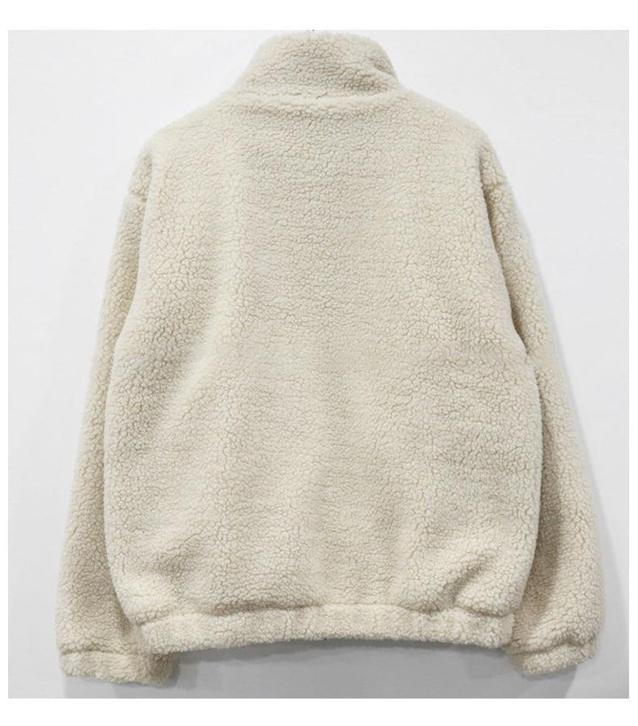 Polar Fleece Lapel Pullover