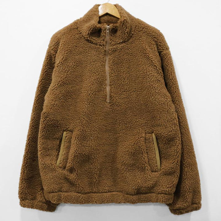 Polar Fleece Lapel Pullover