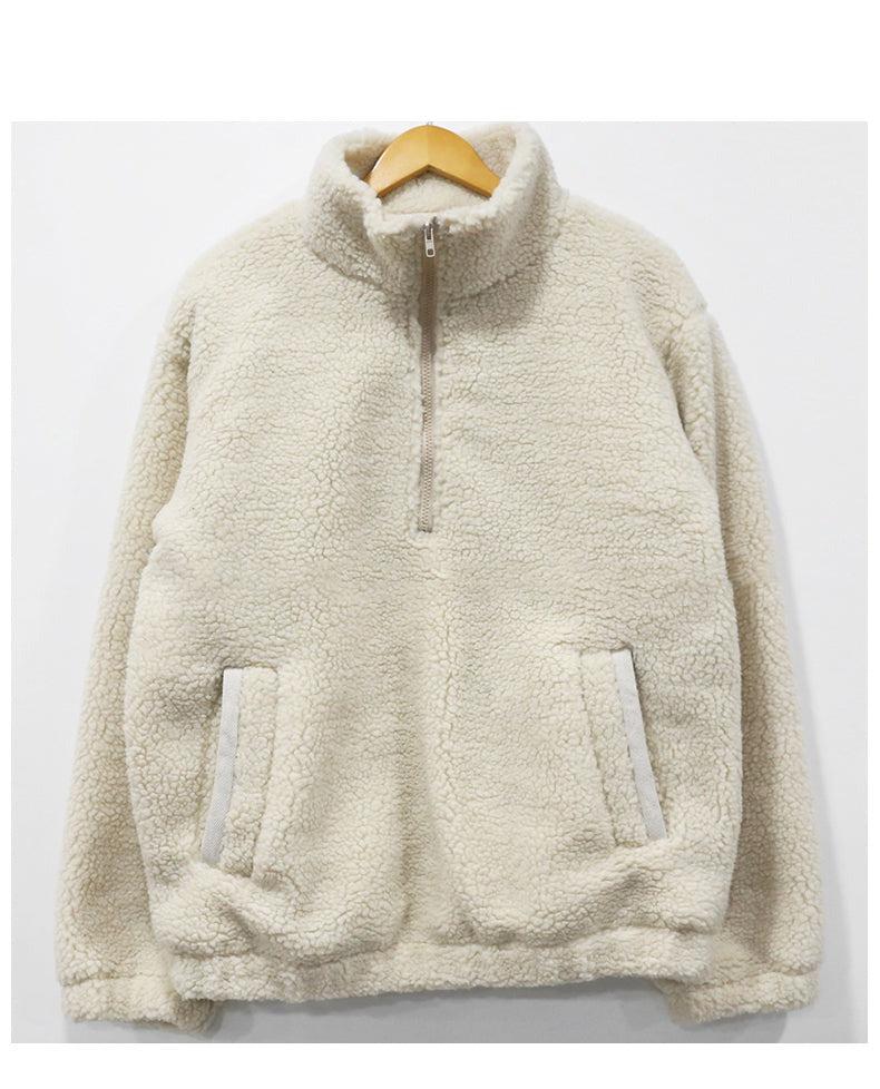 Polar Fleece Lapel Pullover