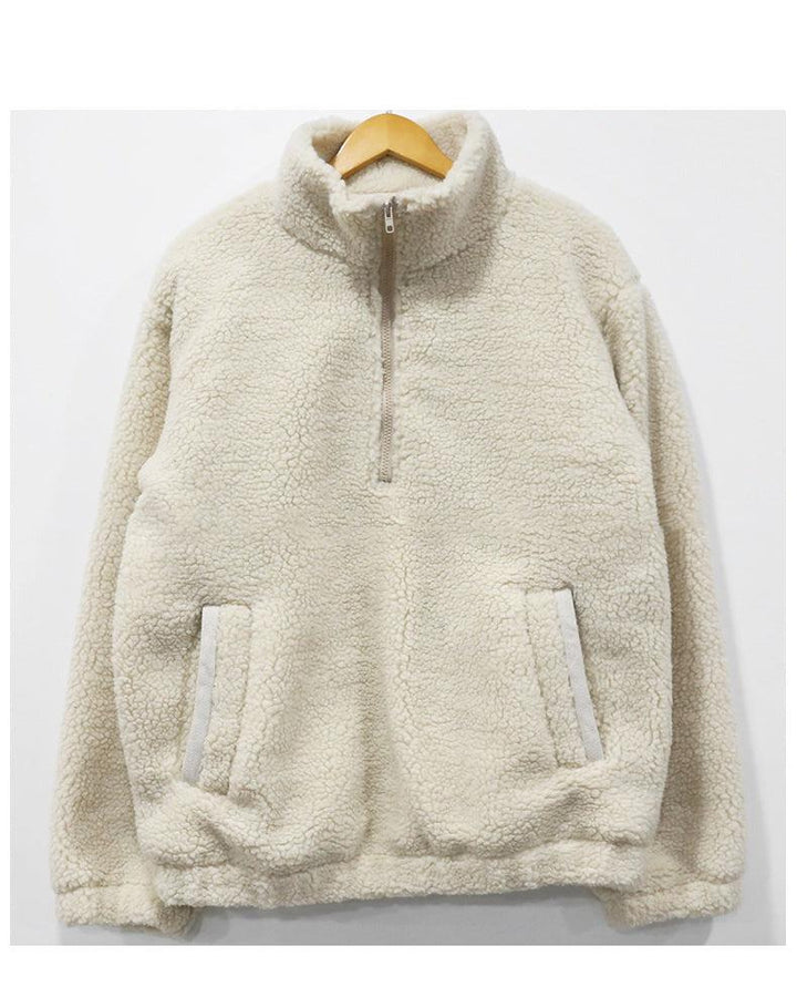 Polar Fleece Lapel Pullover