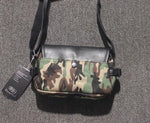 Printed Canvas Crossbody Bag