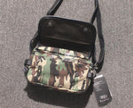 Printed Canvas Crossbody Bag