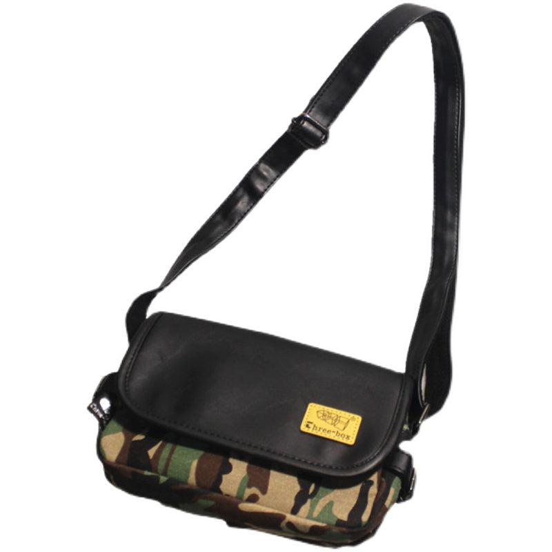 Printed Canvas Crossbody Bag