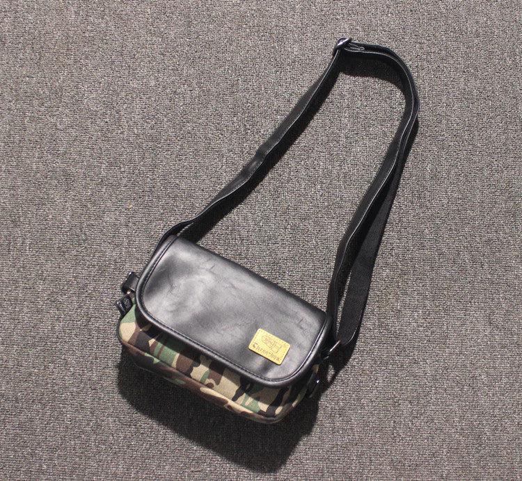 Printed Canvas Crossbody Bag